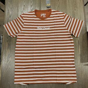 NWT Johnny Bigg Global YD Stripe Longline Tee Brick Size 3X